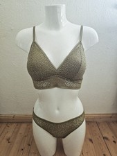 Mey BH Gr. S ca 75b Bralett Spitze Grün wattiert