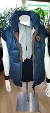 Naketano Weste Lecker Mädsche Gr. M In Blau Mega Warm mit hohem Kragen! TOP ?