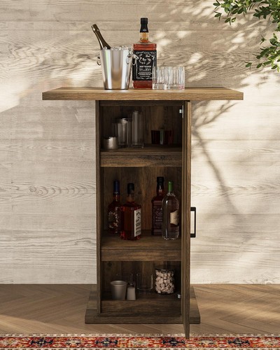Bartisch mit stauschrank - mit, stauschrank,