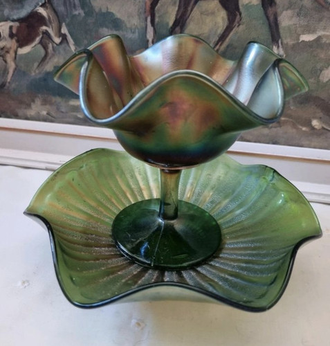 Tlg glas dekoschalen - 2-tlg., dekoschalen-set