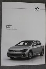 VW Polo readme - Bedienungsanleitung "Jan. 2024" Betriebsanleitung