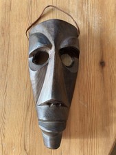Handgeschnitzte holzmaske - handgeschnitzte,