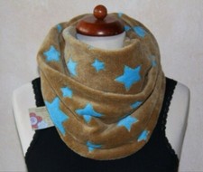 Loop, Schal, Schlauchschal,Alloverschal         XL    Cognac/mint        NEU