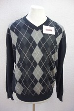 EK4113 Herren Pullover von Burlington, schwarz, grau, Gr. 50