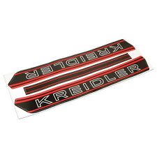 Aufkleber Sticker Emblem Tank Kreidler schwarz rot für Florett RMC/s 50 TM RS