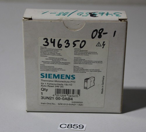 Siemens thermistor motorschutz - siemens, thermistor-motorschutz