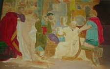 Raub der sabinerinnen gemälde - der,