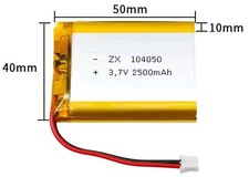 Lipo Akku 3,7V 2500mAh Li-Ion