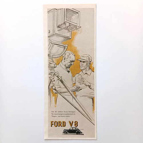 1938 ford filmset kino - 1938, v8