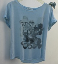 *Monari* Shirt Tunika * Hellblau mit Print * 1/2 Arm * Gr. 42 44