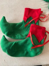 Wichtel Elfe Schuhe Kostüm Weihnachten mit Zugabe: kleine Glöckchen 