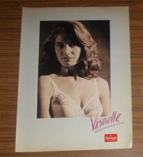 Seltene Werbung vintage TRIUMPH VISUELLE BH Damenunterwäsche 1989