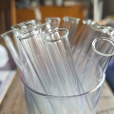 20 x Minivasen Glas Vase 10cm