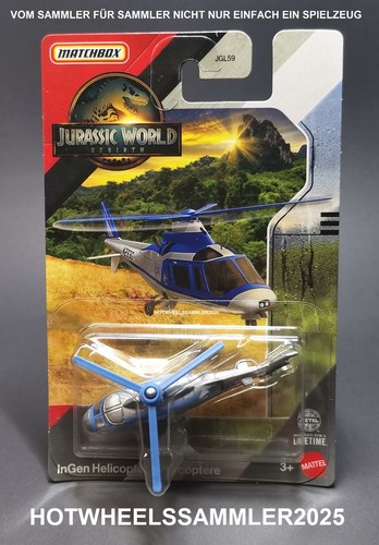 Matchbox jurassic world ingen - matchbox,