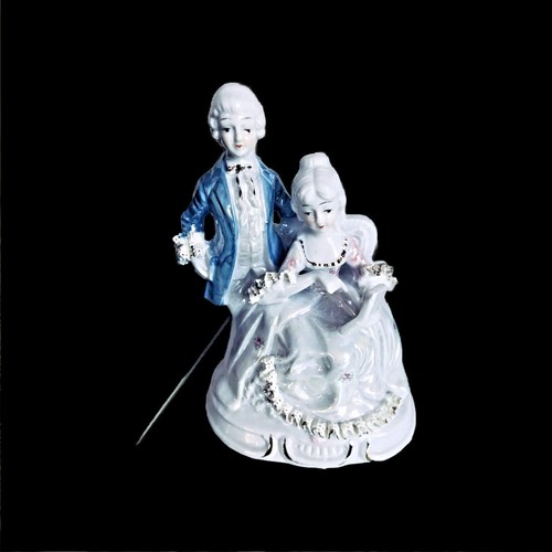 Vintage porzellanfigur frau - porzellanfigur,