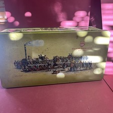 groß Blechdose Marke Teekanne seit 1882 Tee, Eisenbahn 