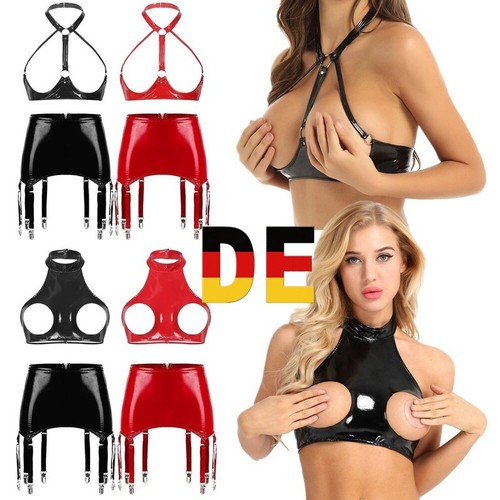 Damen wetlook leder lack - wetlook,