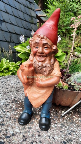 Gartenzwerg als metzger mit - gartenzwerg,