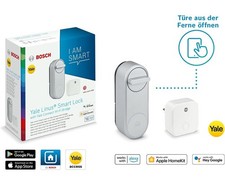 Bosch Smart Home, Yale Linus® Smart Lock, Türschloss inkl. WiFi Bridge,Alexa