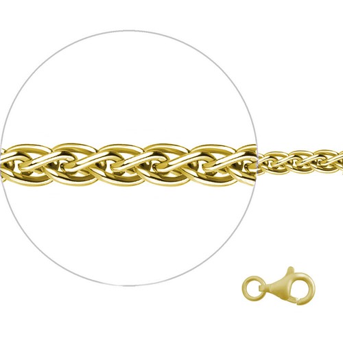 Zopfkette 925 sterling - zopfkette,