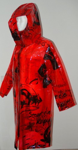 Top pvc vinyl damen - top,