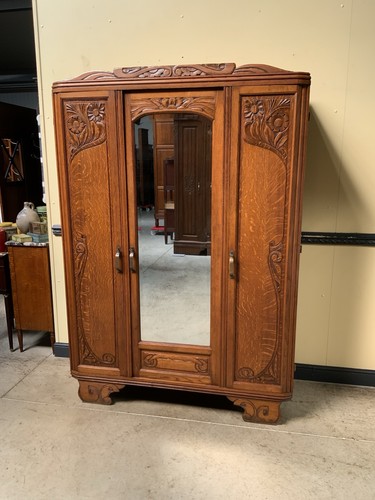 Antik kleiderschrank - -,