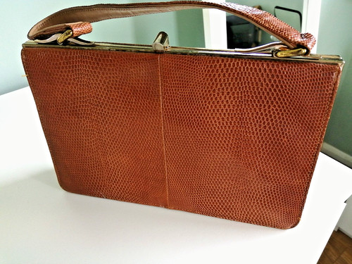 Vintage handtasche hellbraun - handtasche,