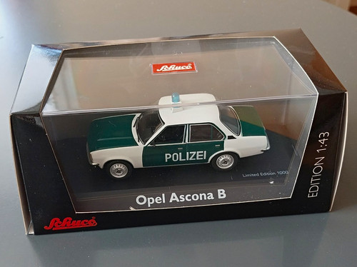 Schuco opel ascona polizei - opel,