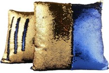 4x Glitzer Kissenbezüge 40x40