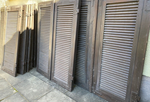 Alte fensterläden mit - alte,