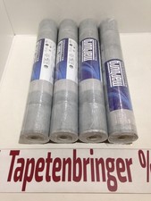 Vliestapete Marburg 4x 31616 (4Rollen) Streifen Grau Silber Metallic Glanz