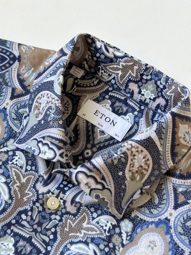 Eton slim fit hemd - slim, 42