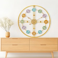 Wanduhr Groß 60cm Metall