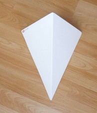 Gipsleuchte Pyramide Gipslampe