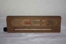 Alter Griffelkasten mit 1 x 1 Stiftebox Federmäppchen Federkasten Griffelbox