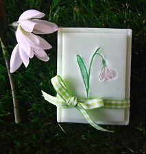 Naturseife "Schneeglöckchen" mit Mango-, Shea,- und Kakaobutter