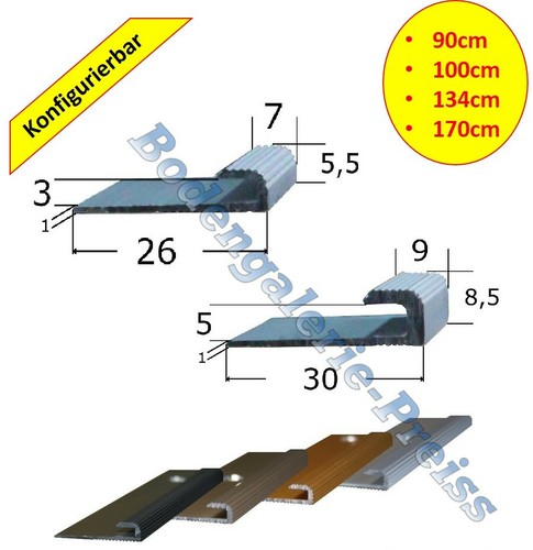 5mm abschlussprofil - 3/5mm, •abschlussprofil