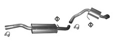 Auspuff für bmw 1er e81 - auspuff,