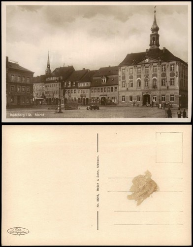 Ansichtskarte radeberg - ansichtskarte,