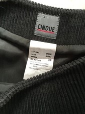 CINQUE--Rock--Cord--grau--mega schöner langer Schnitt--Schleppe--34/36---toll
