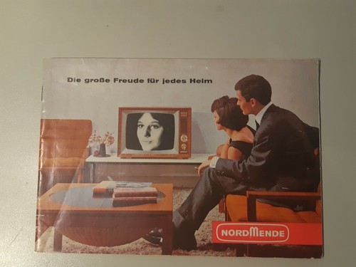 Nordmende original prospekt - tv,