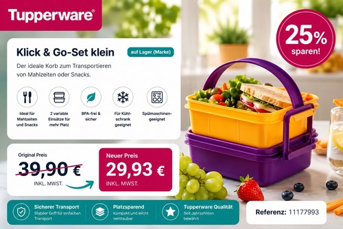 Tupperware quadratisches klick - tupperware,