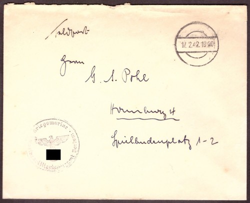 Feldpostbrief 1942 nach