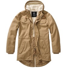 Bandit Herren Winter Jacke Bundeswehr Parka Armee Mantel Teddyparka