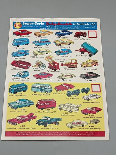 Flyer katalog siku super serie - super,