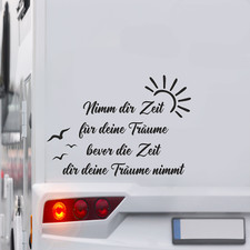 Wohnmobil Aufkleber mit Spruch