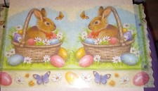 Windlicht aus Serviettentechnik Osterhäschen  (Foto 2 zeigt Beispiel-Form)