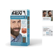 Mustache beard gel color - color,