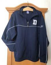 NFL Dallas Cowboys 1/4 Reißverschluss Sweatshirt Large blau Reebok Team Apparell