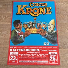 Circus Krone Plakat           Zirkus Circo Cirque Cirkus Sirkus Poster Affiche 